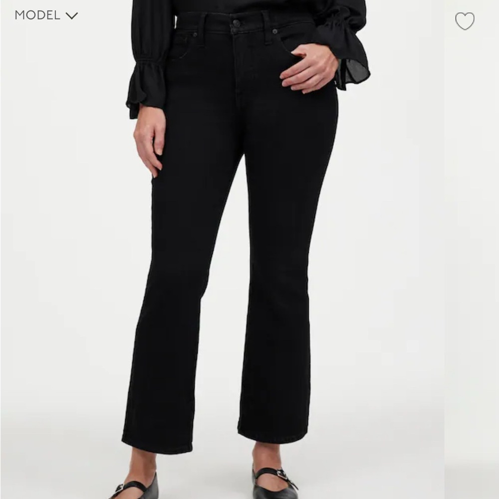 Madewell Curvy Kick Out Crop